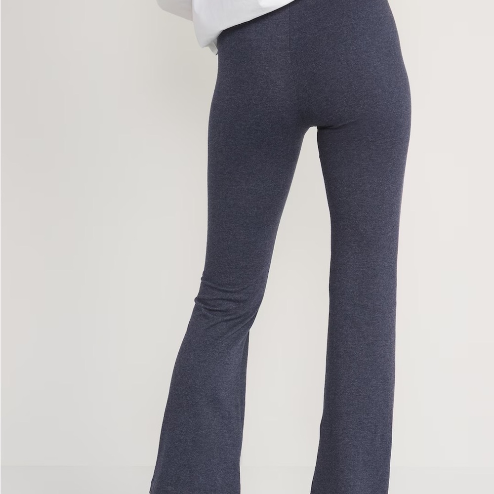 Gray Flare Leggings - Old Navy